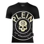 philipp plein t-shirt homme 2019 round yellow plein